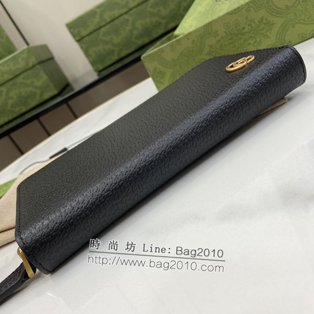 Gucci專櫃古馳最新款飾GG細節拉鏈錢包男士長夾錢包 jh2248型號：428736